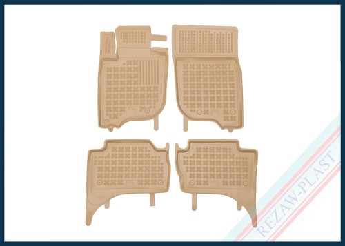 Dywaniki podłogowe beżowe pasują do: Mitsubishi L200 V 2019 -