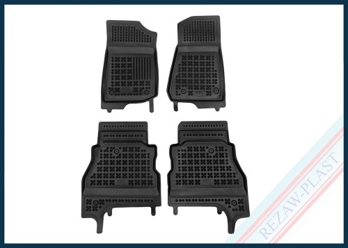 Dywaniki podłogowe czarne pasują do: Jeep GLADIATOR (JT) 2021 -