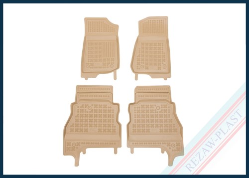 Dywaniki podłogowe beżowe pasują do: Jeep GLADIATOR (JT) 2021 -