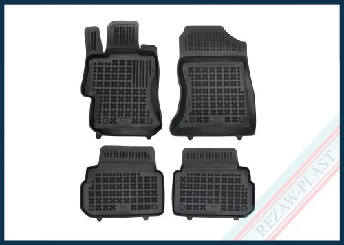 Dywaniki podłogowe czarne pasują do: Subaru XV II 2017 - 2024