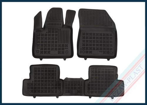 Floor mats black fit to: Opel GRANDLAND X 2017 - 2021, GRANDLAND I 2021 - 2025