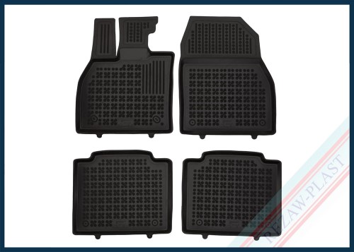 Floor mats black fit to: Subaru Solterra 2022 -, Toyota bZ4X 2022 -