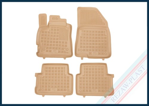 Dywaniki podłogowe beżowe pasują do: Dacia JOGGER 2021 -