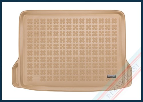 Mata bagażnika TPE (gumowa) beżowa pasuje do: Mercedes GLA I 2013 - 2019