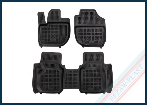 Floor mats black fit to: HONDA JAZZ III (GK) 2015 - 2020