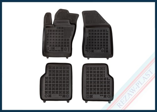 Dywaniki podłogowe czarne pasują do: Jeep COMPASS II (MP/552) 2017 -