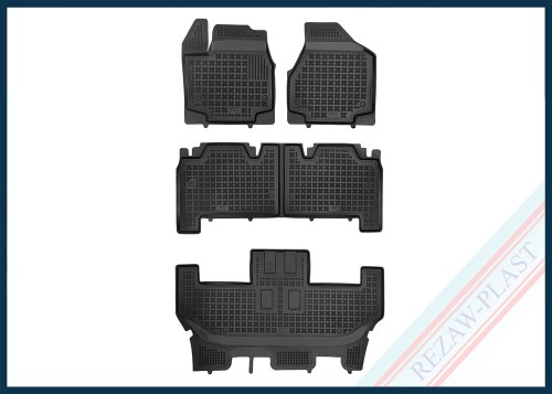 Floor mats black fit to: Chrysler PACIFICA II 2016 -