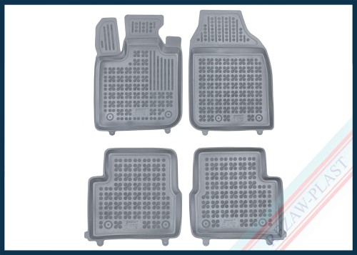 Dywaniki podłogowe szare pasują do: Fiat 500e 2020 -