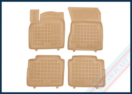 Floor mats beige fit to: Nissan X-TRAIL IV T33 2022 -