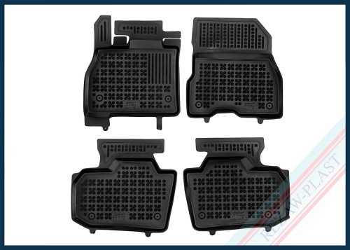 Floor mats black fit to: Nissan LEAF I (ZE0) 2010 - 2013