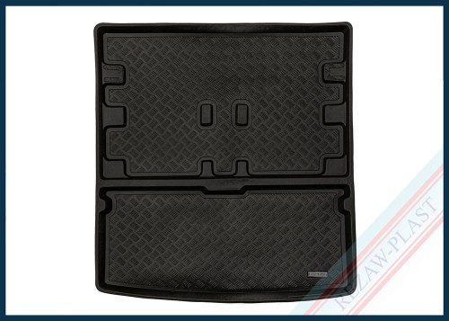 Trunk mat PE with rubber surface fits to: Ford TOURNEO CONNECT III, GRAND TOURNEO CONNECT III 2022 -