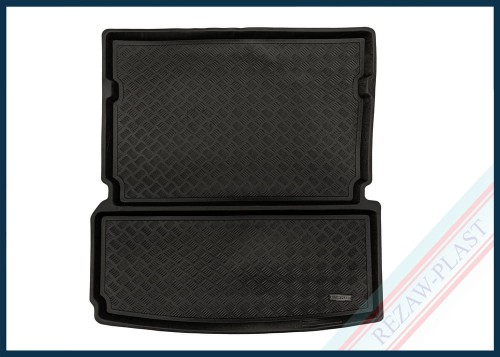 Trunk mat PE with rubber surface fits to: Jeep GRAND CHEROKEE WL 2021 --