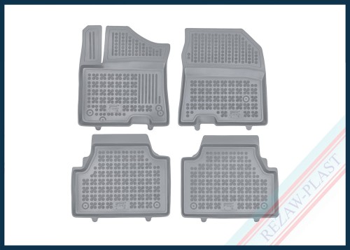 Floor mats grey fit to: Hyundai KONA I Electric 2018 - 2023