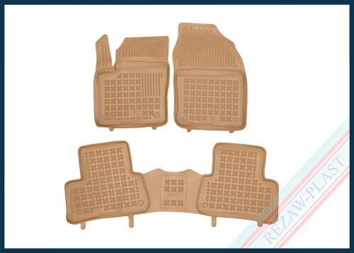 Floor mats beige fit to: Toyota C-HR II 2023 - 