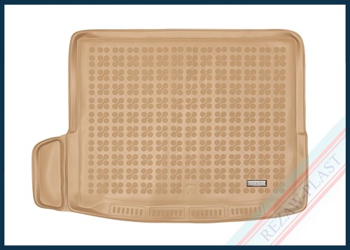 Trunk mat beige fits to: BMW X1 (F48) 2016 - 2022, X1 (U11) 2022 -