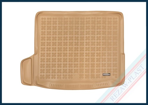 Trunk mat beige fits to: BMW X1 (F48) 2016 - 2022, iX1 2022 -