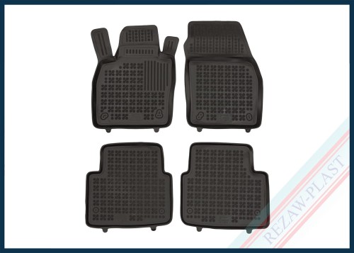 Floor mats black fit to: Skoda SCALA 2019 - , KAMIQ 2019 - 