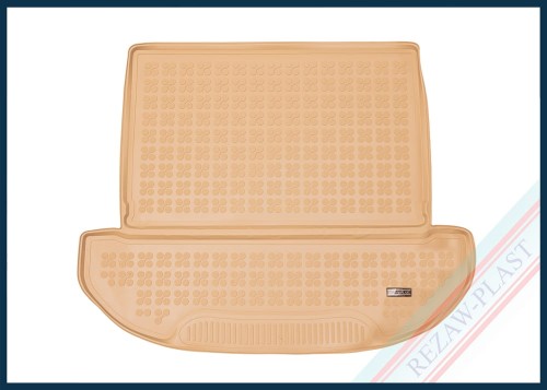 Trunk mat beige fits to: Hyundai SANTA FE IV 2020 -