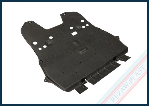 Bottom engine cover - middle part fits to: Citroen C4 PICASSO II 2013 - 2018, GRAND PICASSO II 2013 - 2021, C4 SPACETOURER 2018 - 2022, Opel COMBO E 2018 - , Peugeot 308 II 2013 - 2021,