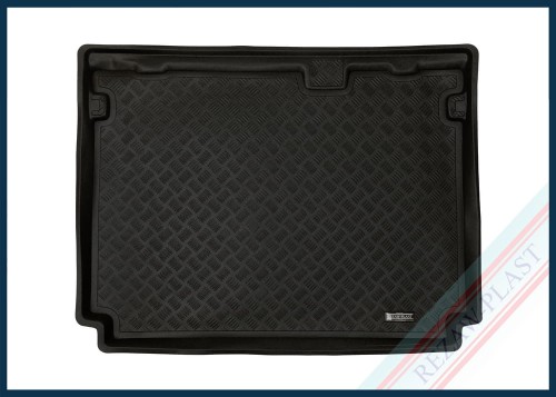 Trunk mat PE with rubber surface fits to: Mercedes W420 T - KLASA 2022 -, Nissan TOWNSTAR 2022 -, Renault KANGOO III 2021 -