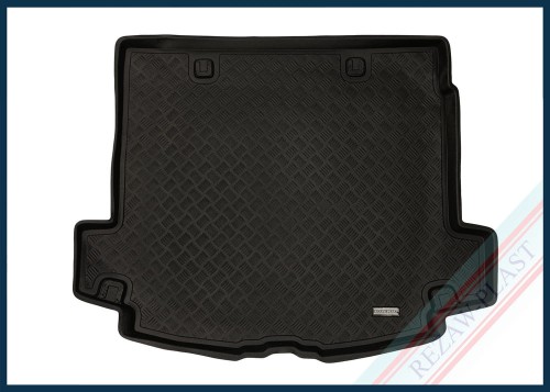 Mata bagażnika PE z gumową powłoką pasuje do: Renault MEGANE II 2002 - 2009