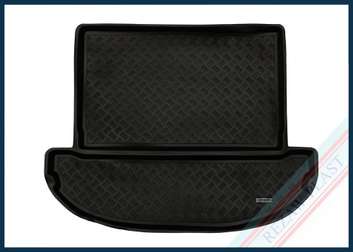 Mata bagażnika PE z gumową powłoką pasuje do: Hyundai SANTA FE IV 2020 - 2024
