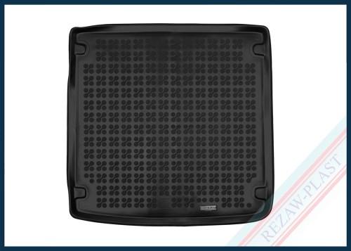 Trunk mat black fits to: Audi A4 II B6, B7 2001 - 2008, Seat EXEO 2008 - 2013