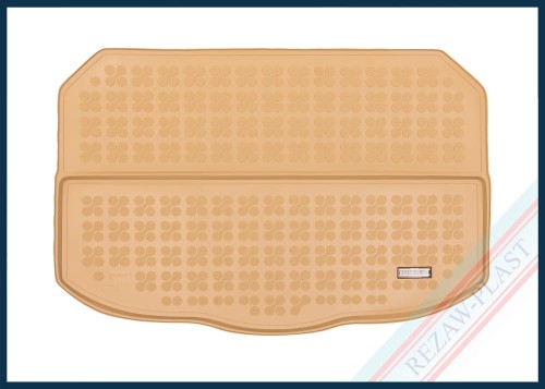 Trunk mat beige fits to: Nissan QASHQAI III 2022 -