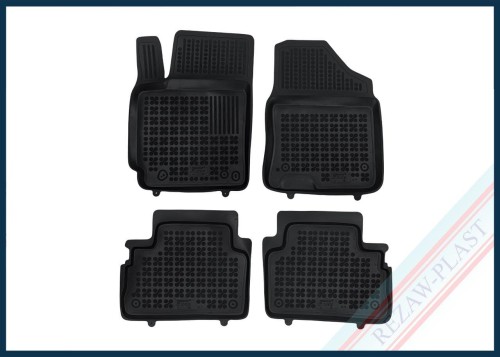 Floor mats black fit to: Hyundai Kona II 2023 -