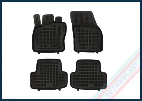 Floor mats black fit to: Seat ATECA 2016 -