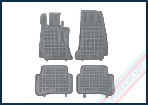 Floor mats grey fit to: Mercedes S214, W214 E - KLASA 2023 -