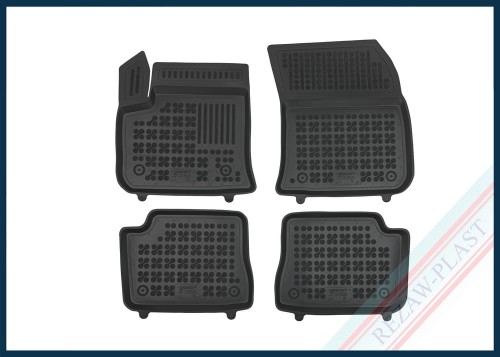 Dywaniki podłogowe czarne pasują do: Fiat 600e 2023 -