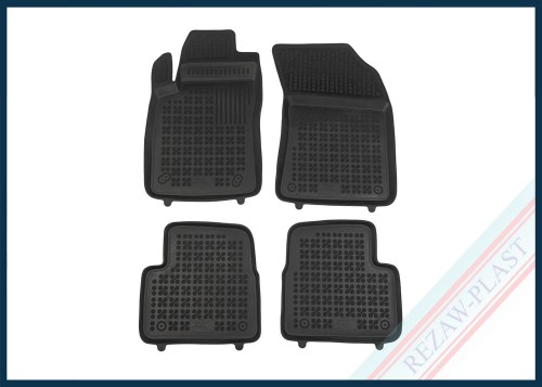 Floor mats black fit to: Citroen C3 III 2016 - 2024
