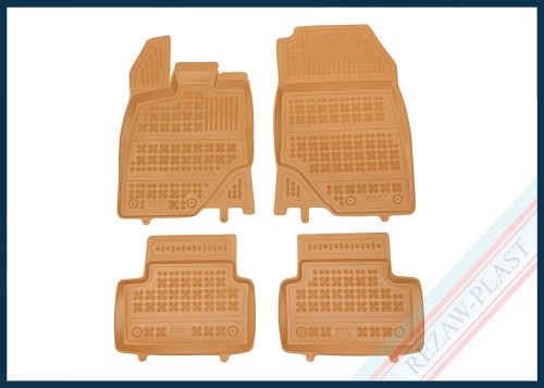 Floor mats beige fit to: Peugeot 3008 III 2024 -
