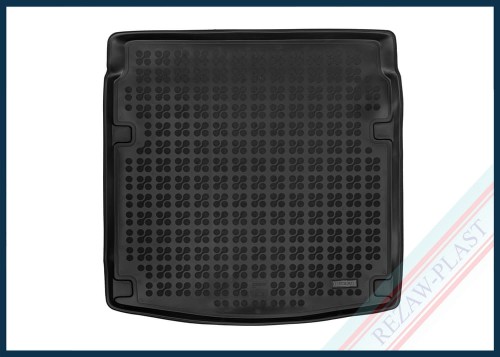 Trunk mat black fits to: Audi A4 III B8 2007 - 2015, A5 I 2007 - 2016
