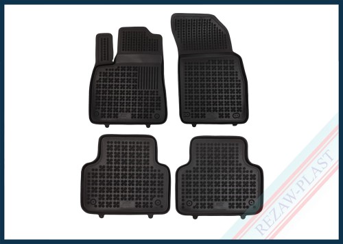 Floor mats black fit to: Audi Q7 II 2015 - , Q8 2018 -