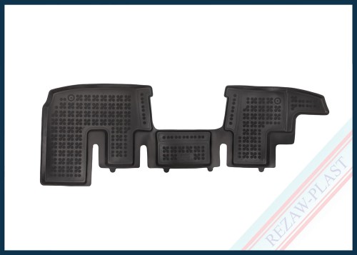 Dywaniki podłogowe czarne pasują do: Renault TRAFIC III 2021 –