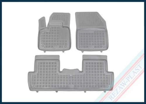 Floor mats grey fit to: Peugeot 5008 II 2017 - 2024