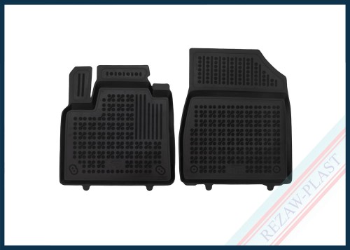 Floor mats black fit to: Mercedes CITAN II 2022 -, Nissan TOWNSTAR 2021 -, Renault KANGOO III 2021 -, KANGOO III E-TECH 2022 -,
