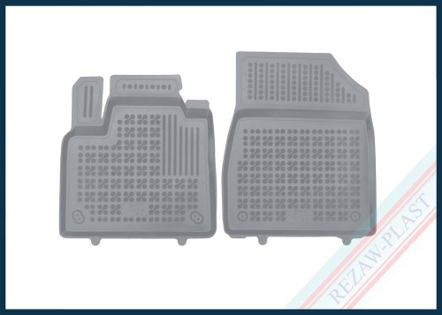 Floor mats grey fit to: Mercedes CITAN II 2022 -, Nissan TOWNSTAR 2021 -, Renault KANGOO III 2021 -, KANGOO III E-TECH 2022 -,