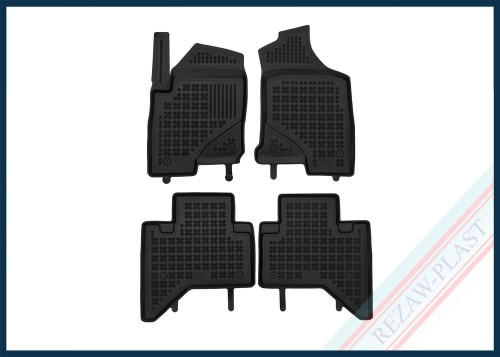 Dywaniki podłogowe czarne pasują do: FOTON Tunland G7 2019 -