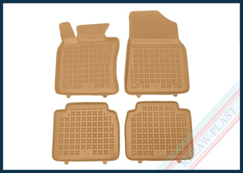 Floor mats beige fit to: Lexus ES VII 2018 -
