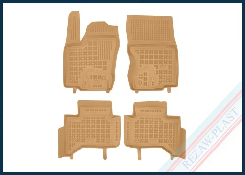 Floor mats beige fit to: Toyota LAND CRUISER J250 2024 -