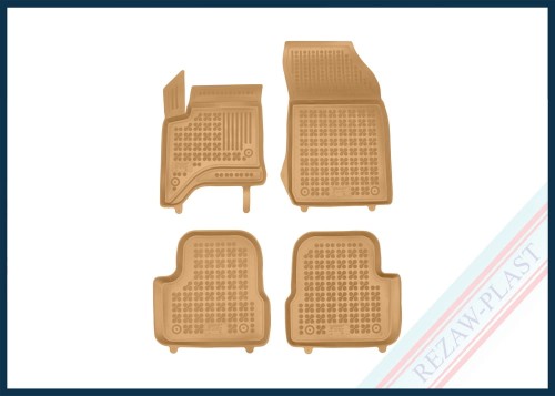 Floor mats beige fit to: Fiat 600 2023 -