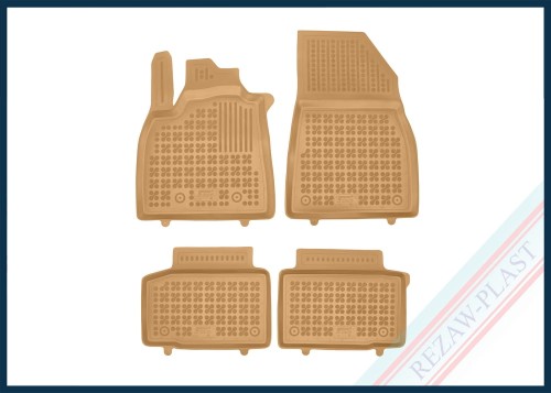 Dywaniki podłogowe beżowe pasują do: Dacia DUSTER III 2024 -