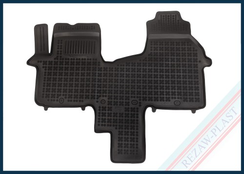 Dywaniki podłogowe czarne pasują do: Fiat TALENTO 2016 - 2020 , Nissan NV300 2016 - , Opel VIVARO II 2014 - 2019 , Renault TRAFIC III 2014 - 2021