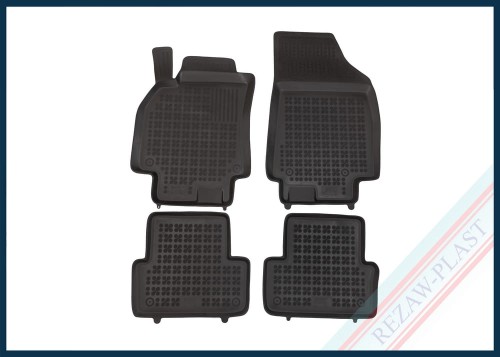 Dywaniki podłogowe czarne pasują do: Renault FLUENCE 2012 - 2016
