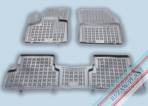 Dywaniki podłogowe szare pasują do: Peugeot 3008 II 2016 - 2024