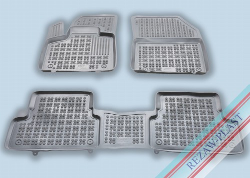Floor mats grey fit to: Peugeot 3008 II 2016 - 2024