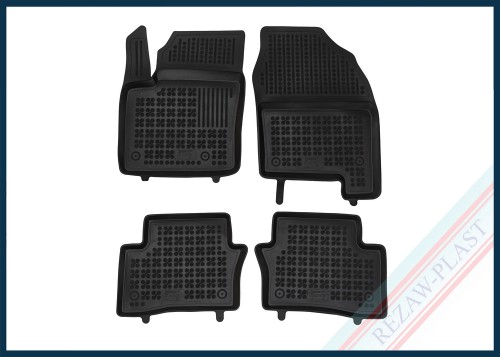 Dywaniki samochodowe TPE (gumowe) czarne pasują do: Toyota C-HR II 2023 -